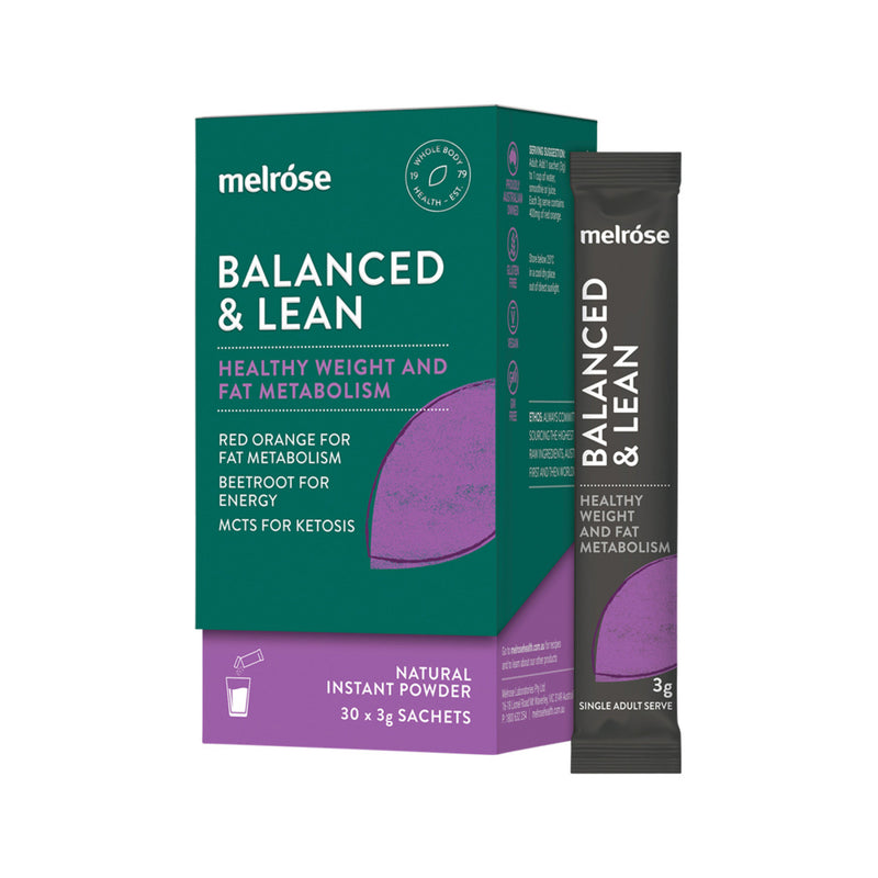 MELROSE Balanced & Lean Sachet 3g x30Pk EXPIRE;11/12/23