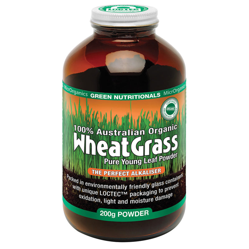 GREEN NUTRITIONALS- Organic Australian WheatGrass 200g