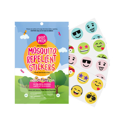 The Natural Patch Co. Org Mosquito Repellent Stickers x24 Pack