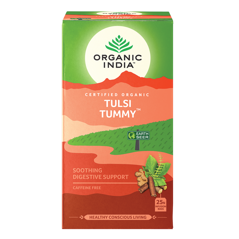 Organic India- Wellness Tea Tulsi Tummy x25 Tea Bags