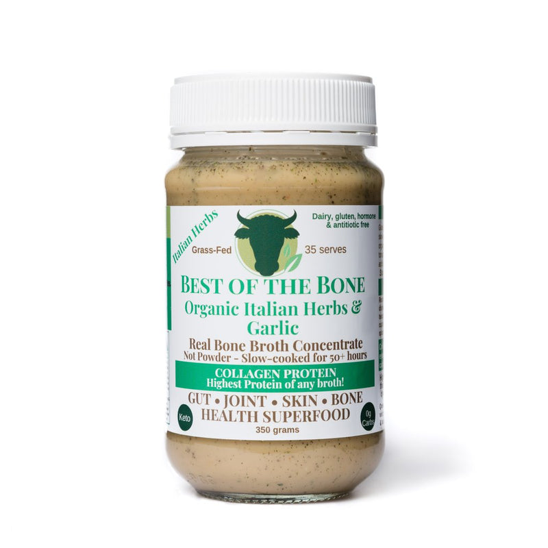 BEST OF THE BONE BROTH- Italian Herbs & Garlic Bone Broth 390g