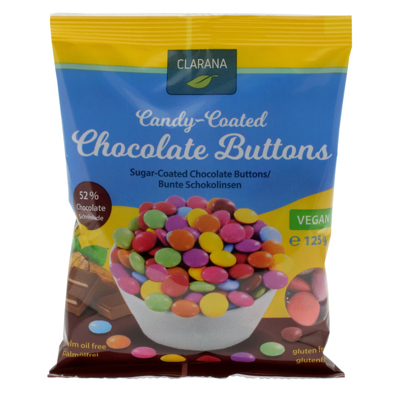 CLARANA Candy Coated Choc Buttons 125g