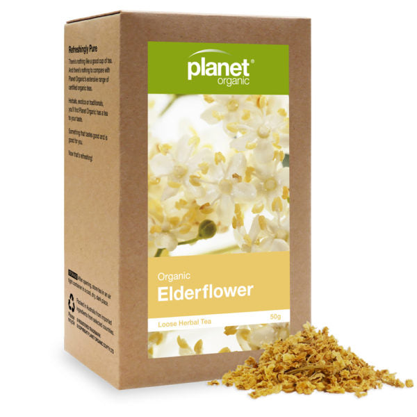 Planet Organic- Elderflower Organic Loose Herbal Tea 50g
