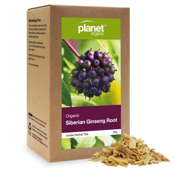 Planet Organic- Siberian Ginseng Organic Loose Herbal Tea 75g
