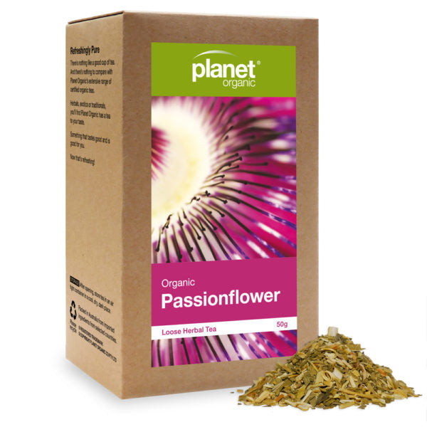 Planet Organic- Passionflower Organic Loose Herbal Tea 50g