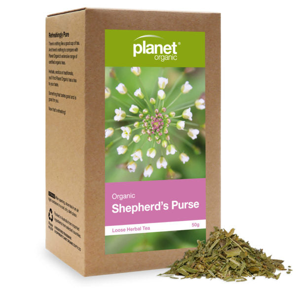 Planet Organic- Shepherds Purse Organic Loose Herbal Tea 50g