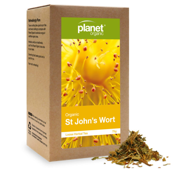Planet Organic- St Johns Wort Organic Loose Herbal Tea 75g