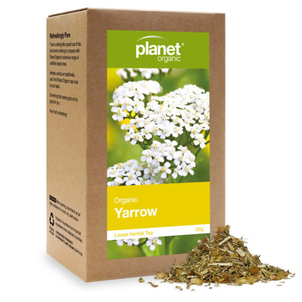Planet Organic- Yarrow Organic Loose Herbal Tea 50g