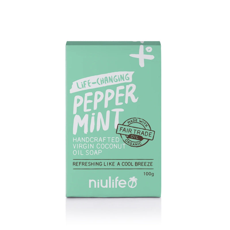 NIULIFE Peppermint Virgin Coconut Oil Soap 100g100g