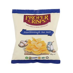 PROPER CRISPS- Marlborough Sea Salt 40g