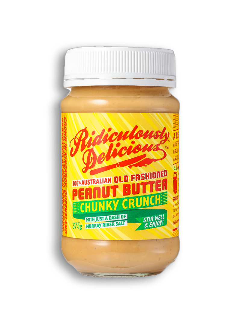Ridiculously Delicious- Peanut Butter Spread Crunchy 375g