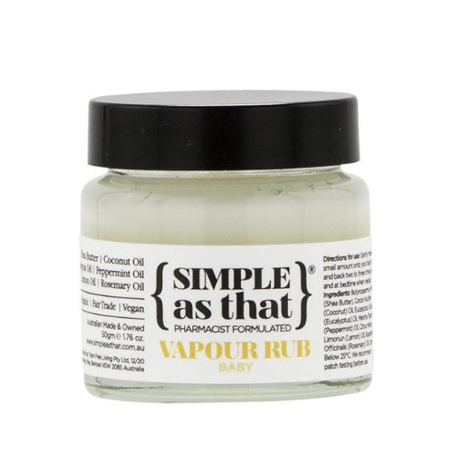 SIMPLE AS THAT- Vapour Rub Baby 50g