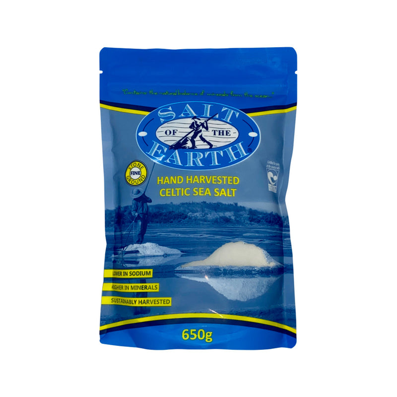 SALT OF THE EARTH Celtic Salt FINE 650G