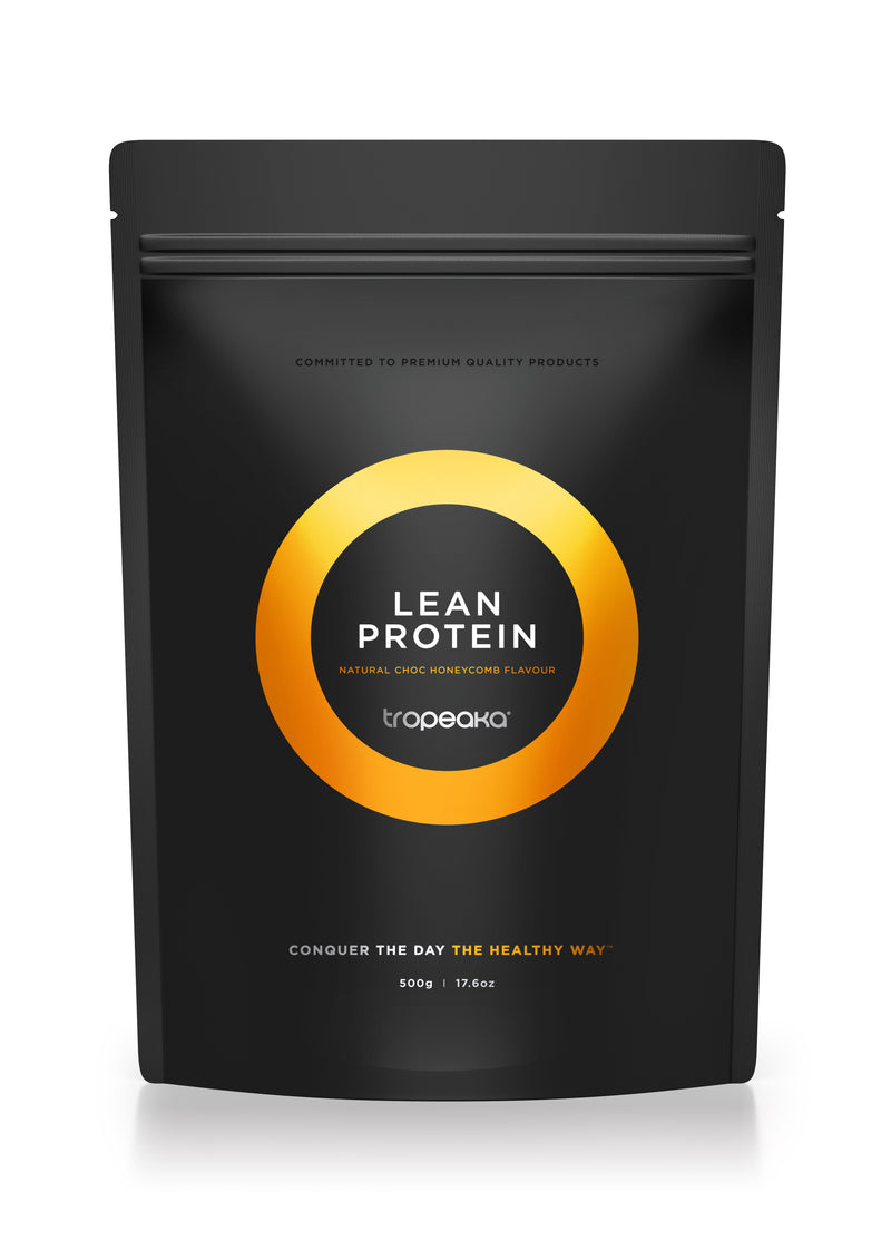 TROPEAKA- Lean Protein Honeycomb Choc 500G BEST BEFORE;22/12/23
