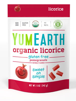YUMEARTH Organic Licorice - Pomegranate 142g