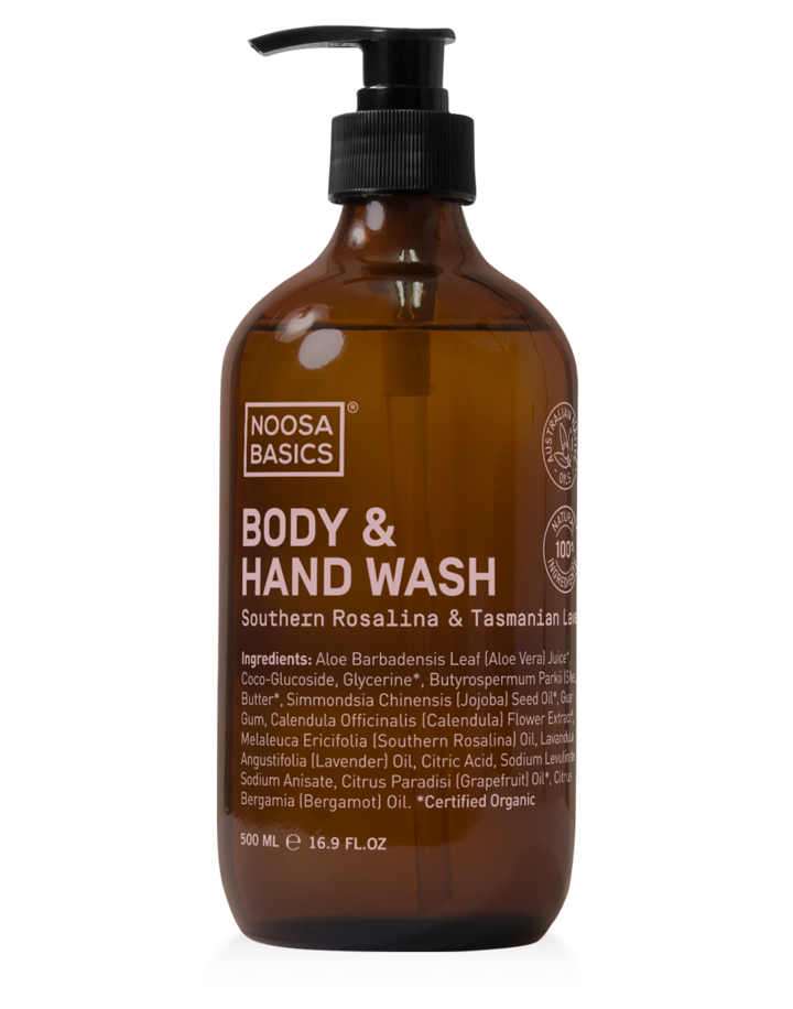 Noosa Basics- Body & Hand Wash - Southern Rosalina & Tasmanian Lavender 500ml