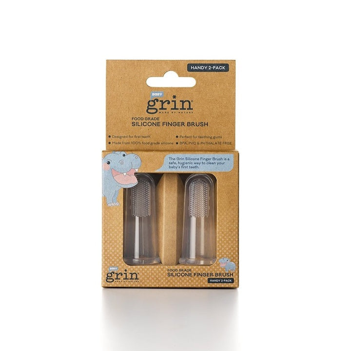 GRIN Silicone Finger Brush 2 Pack