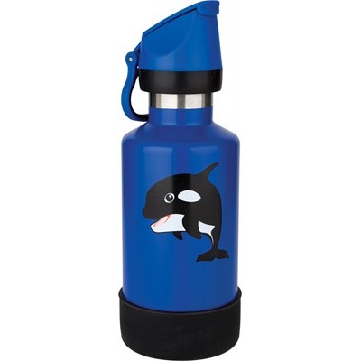 CHEEKI Insulated Kids Bottle Orca (Dark Blue) - 400ml