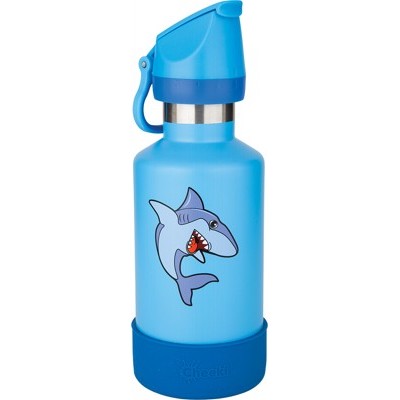 CHEEKI Insulated Kids Bottle Shark (Light Blue) - 400ml