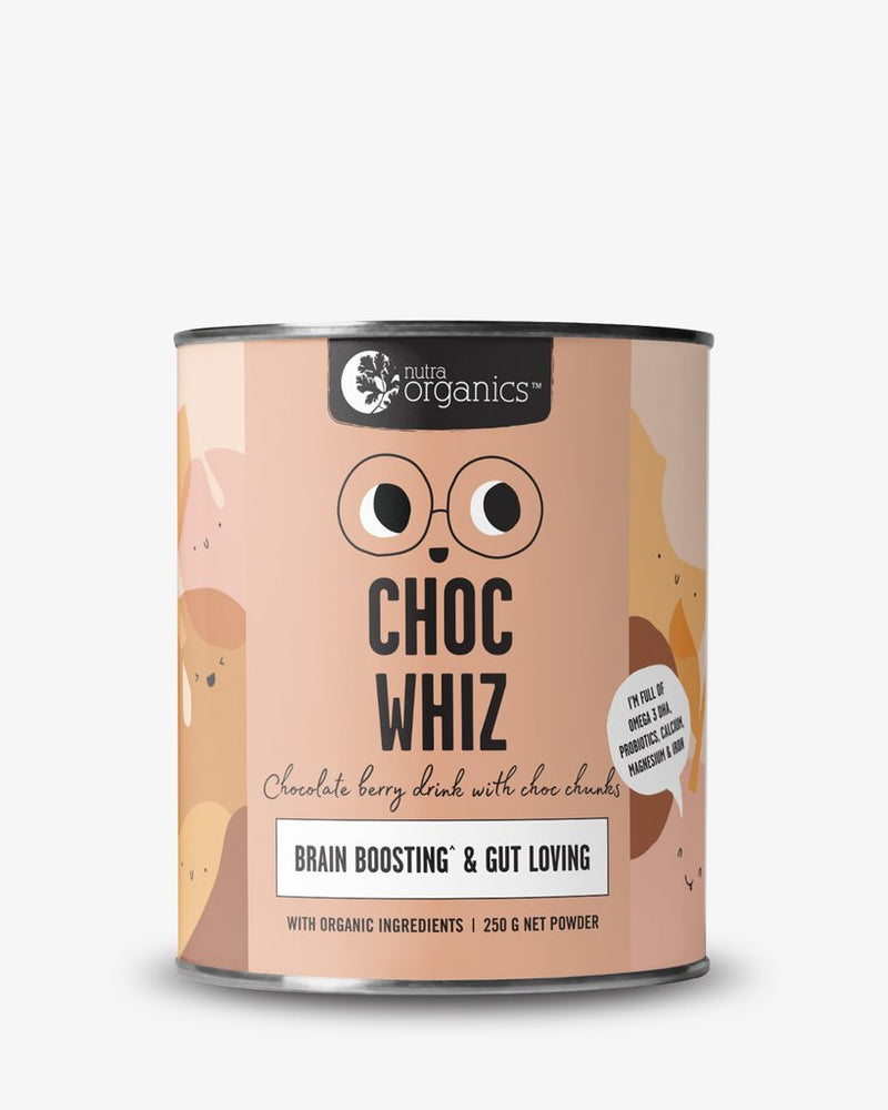 Nutra Organics- Organic Choc Whiz (Brain Boosting & Gut Loving) 250g