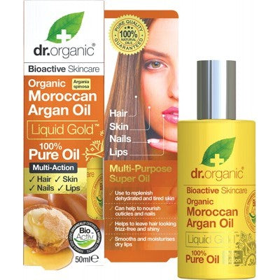 DR ORGANIC Pure Oil Organic Moroccan Argan Oil - 50ml