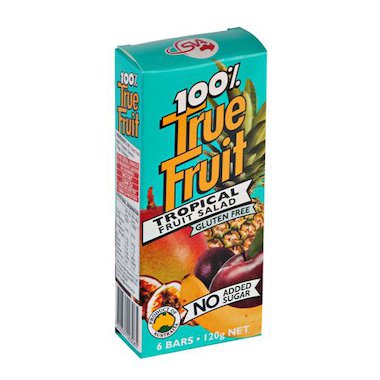 SUN VALLEY Box 100% True Fruit Strips Tropical 120g