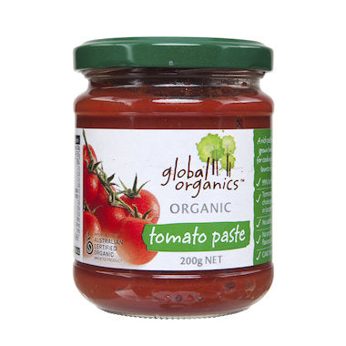 Global Organics Tomato Paste Organic (Glass) 200g