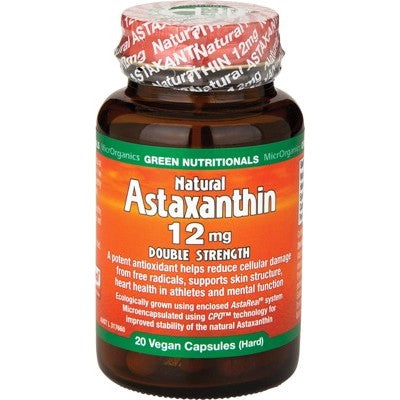 GREEN NUTRITIONALS- Natural Astaxanthin 20VC