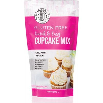 THE GLUTEN FREE FOOD CO.  Quick & Easy Cupcake Mix - 500g