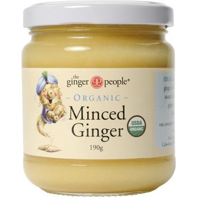 THE GINGER PEOPLE- Minced Ginger Organic - 190g