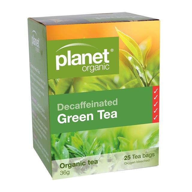 Planet Organic- Decaffeinated Green Tea x25 TB