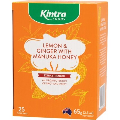 KINTRA FOODS- Tea Lemon & Ginger Manuka