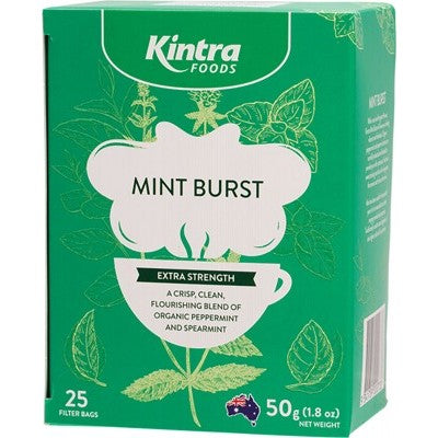 KINTRA FOODS- Tea Mint Burst 50gx25TB