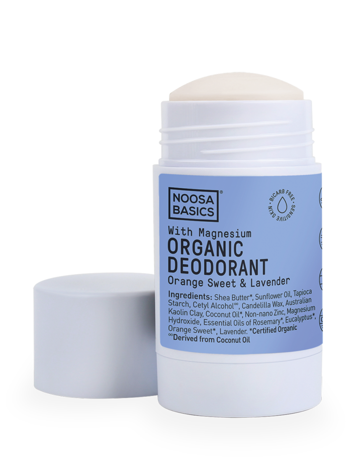 Noosa Basics- Deodorant Stick- Org Orange & Lavender/ Bi-carb Free 60g