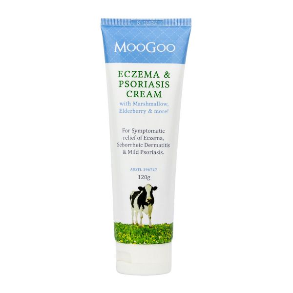MOOGOO- Eczema & Psoriasis Cream- Marshmallow & Elderberry 120g