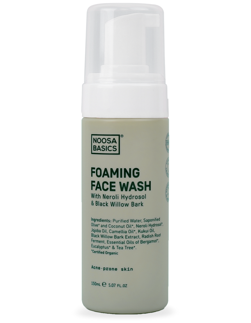 Noosa Basics- Foaming Face Wash With Neroli & Black Willow Bark 150ml
