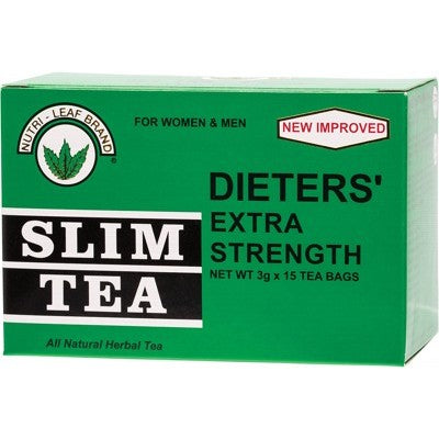 NUTRI-LEAF Herbal Tea Bags Slim Tea - Extra Strength - 15