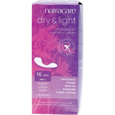 NATRACARE Dry & Light Incontinence Pads Plus x 20