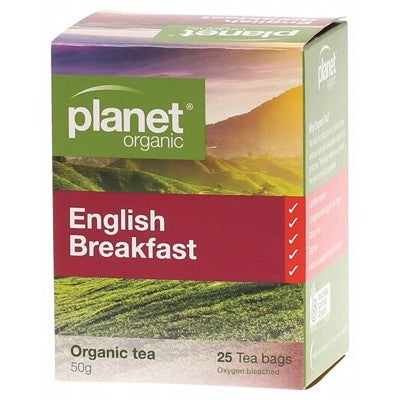 Planet Organic- English Breakfast x25 TB