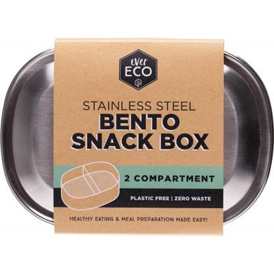 EVER ECO S/Steel Bento Snack Box 2 compartments