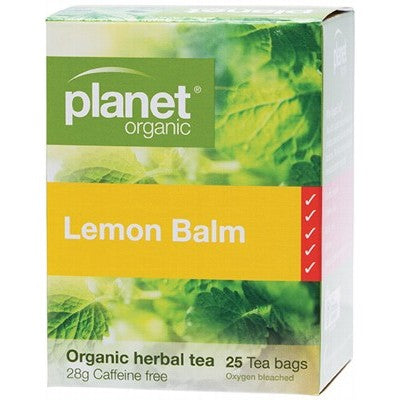 Planet Organic- Tea Lemon Balm x25 TB
