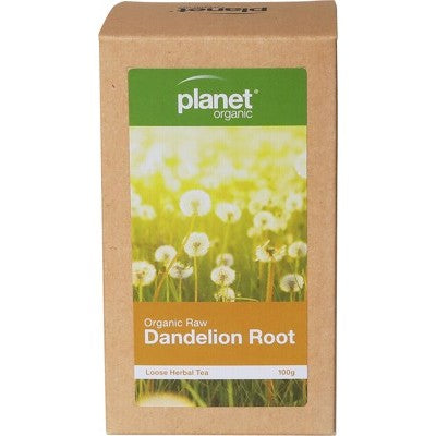 PLANET ORGANIC Organic Raw Dandelion Root Tea- Loose 100g