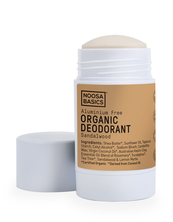 Noosa Basics- Deodorant Stick- Org Sandalwood 60g