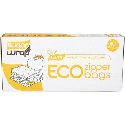 SugarWrap- Eco Zipper Bags Small x 40 Bags