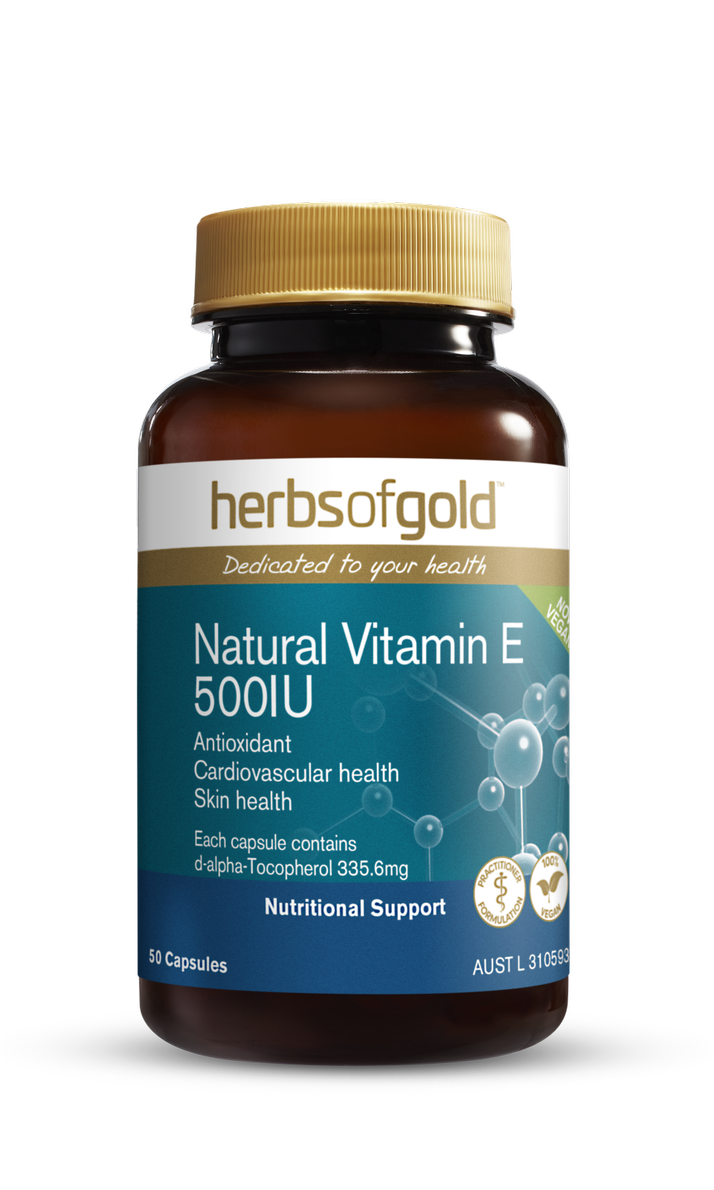 Herbs of Gold- Natural Vitamin E 500IU 50C