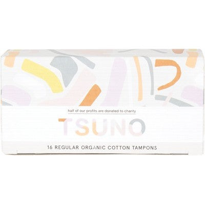 TSUNO Organic Cotton Tampons Regular - 16