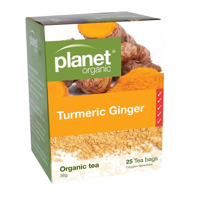 Planet Organic- Turmeric and Ginger x25 TB