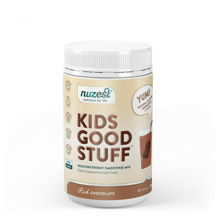 NUZEST Kids Good Stuff Smoothie Mix- Rich Chocolate 225g