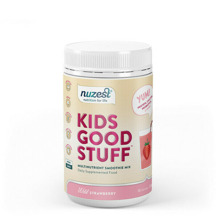 NUZEST Kids Good Stuff Smoothie Mix- Wild Strawberry 225g